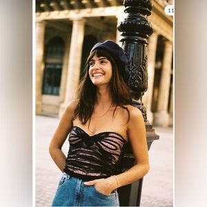 Free People - Bluebell mesh bustier - size XS